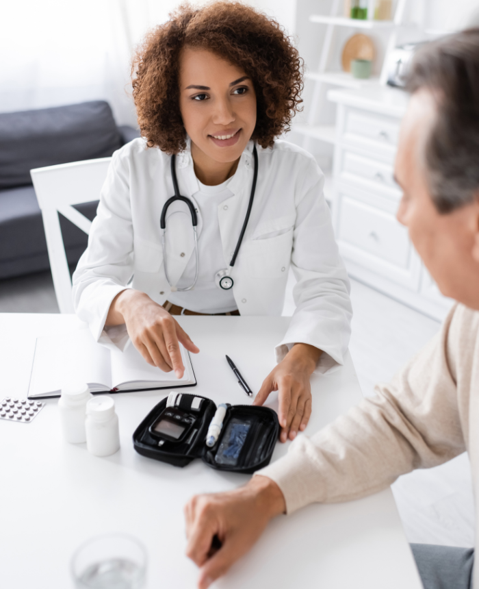 South African woman practicing mindfulness and mental health care